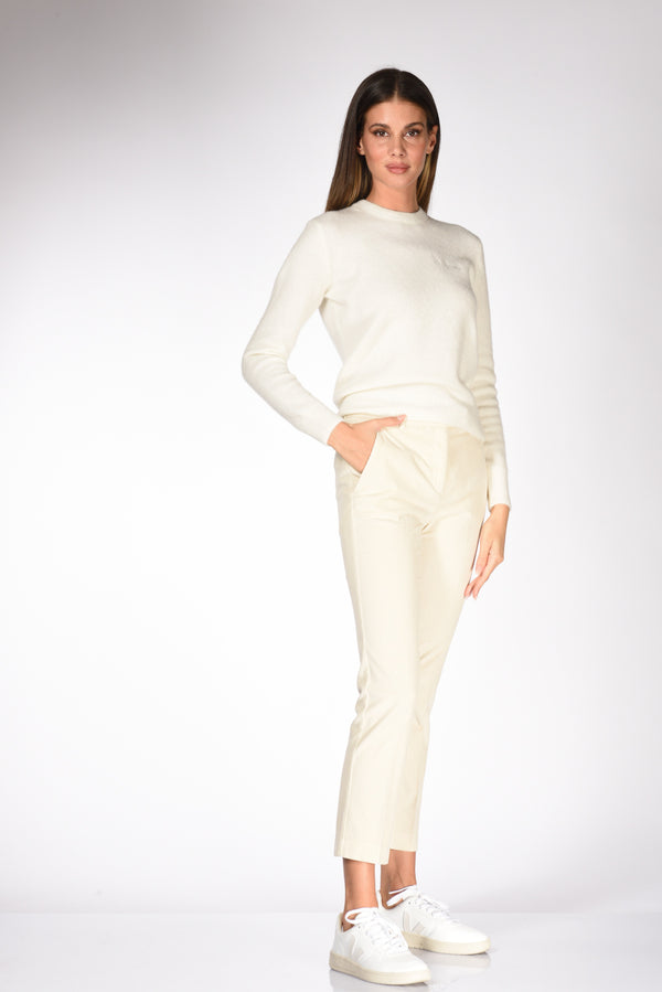 Incotex Slowear Pantalone Kimama Bianco Naturale Donna-2