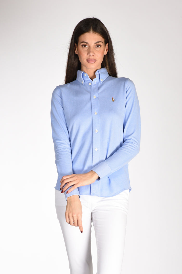Polo Ralph Lauren Camicia Oxford Azzurro Donna - 1