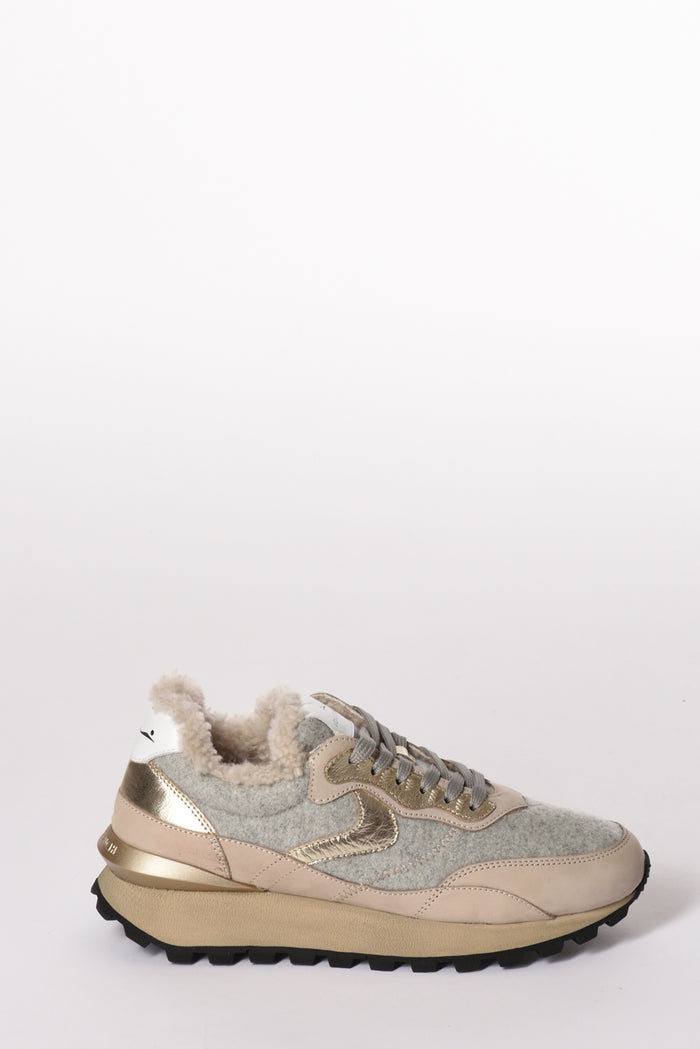 Voile Blanche Sneakers Qwark Beige/grigio Donna