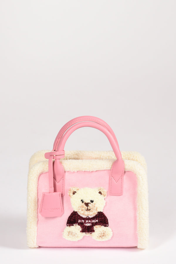 Rue Madam Paris Borsa Orsetto Rosa Donna