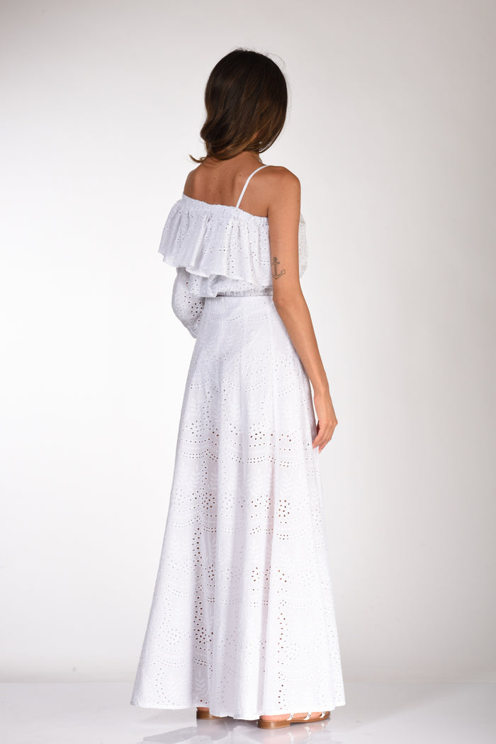 Lavi Couture Top Monospalla Bianco Donna - 6