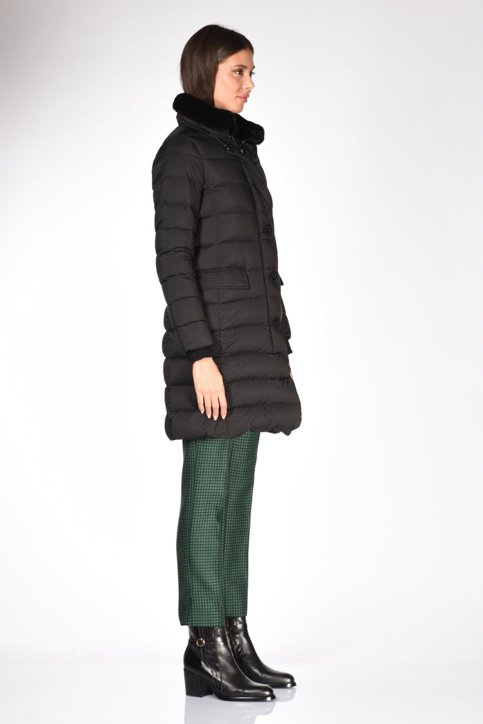 Moorer Piumino Vetiver Nero Donna - 4