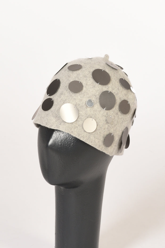 Le Chapeau Cappello Decorato Grigio/argento Donna - 1