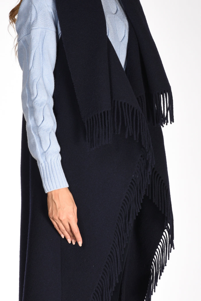 Fabiana Filippi Cappa Frangia Blu Donna - 4