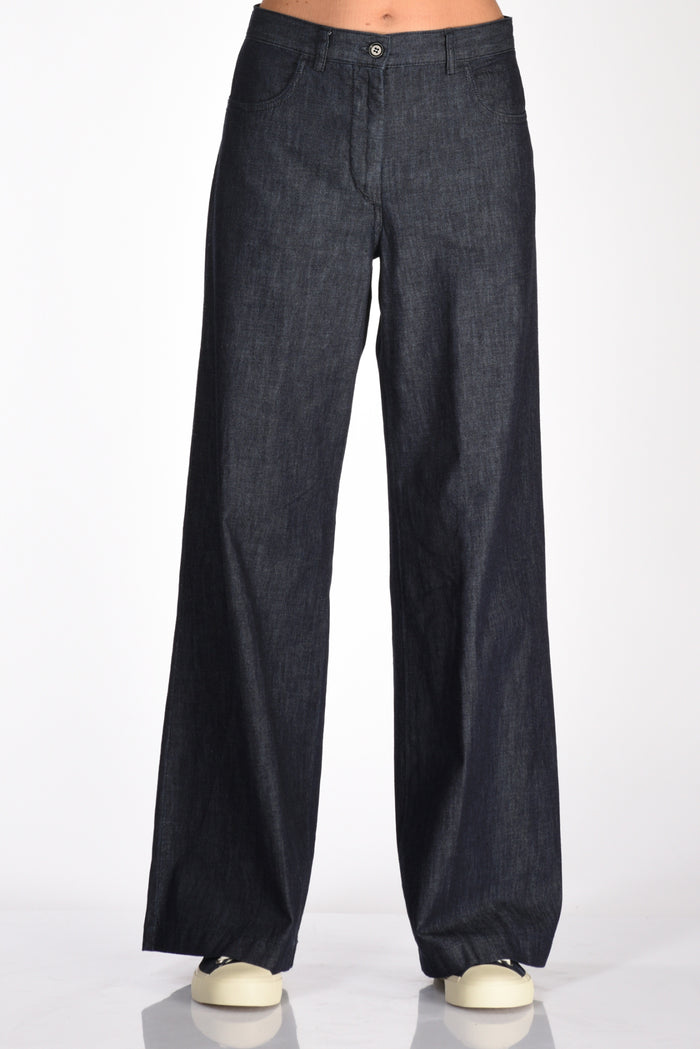 Aspesi Jeans Largo Blu Jeans Donna - 3