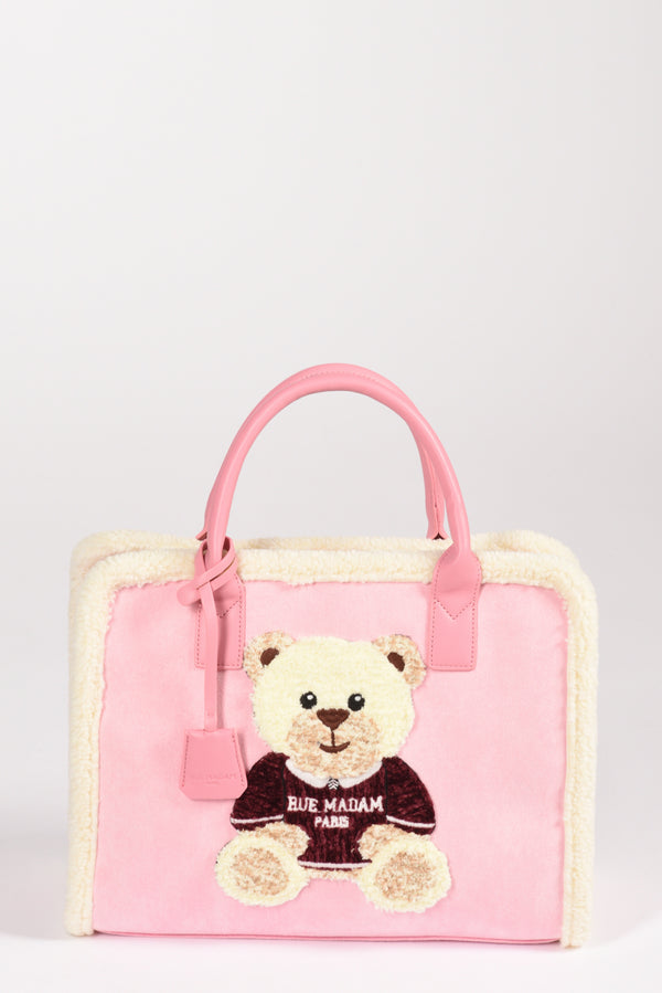 Rue Madam Paris Borsa Orsetto Rosa Donna
