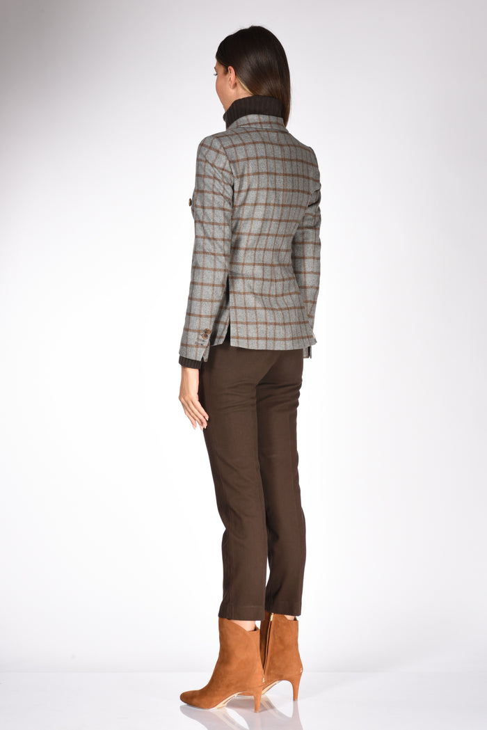 Kiltie Blazer Lauren Grigio/marrone Donna - 5