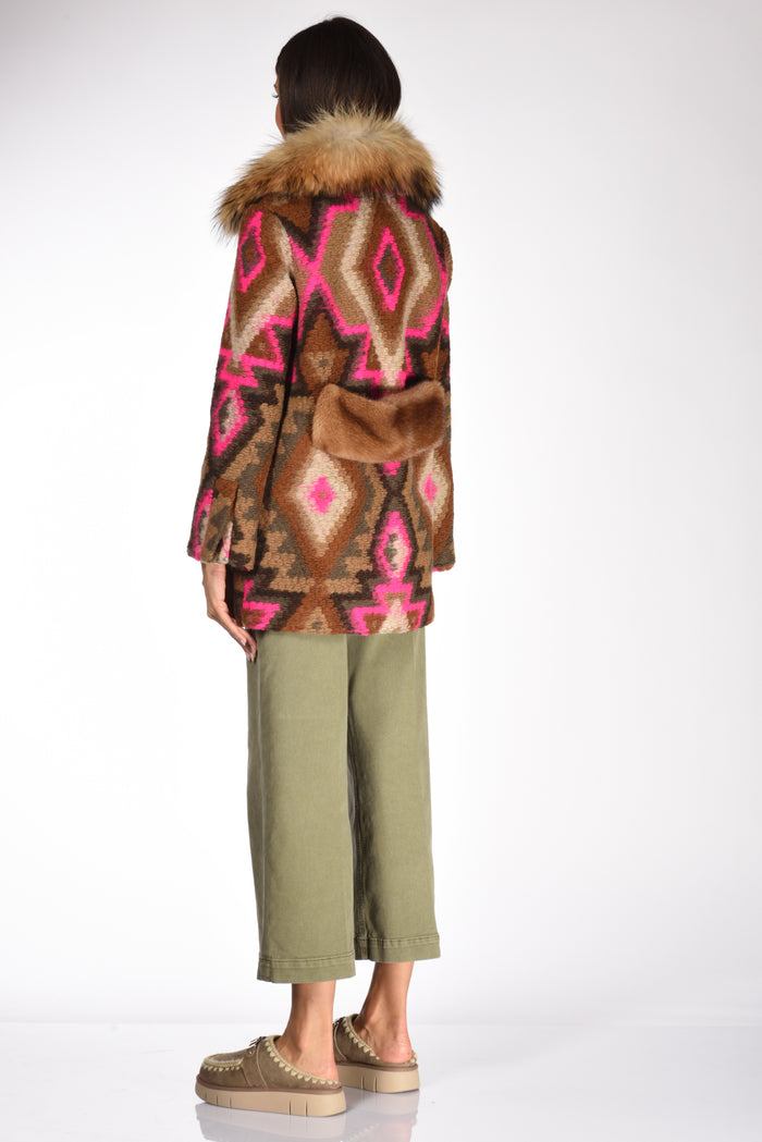 Ava Adore Aban Con Pelliccia Beige/fucsia/multicolor Donna - 5