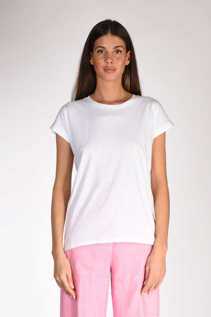 Allude Tshirt Bianco Donna - 2
