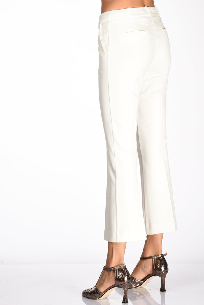 Kiltie Pantalone Flo Bianco Latte Donna - 6