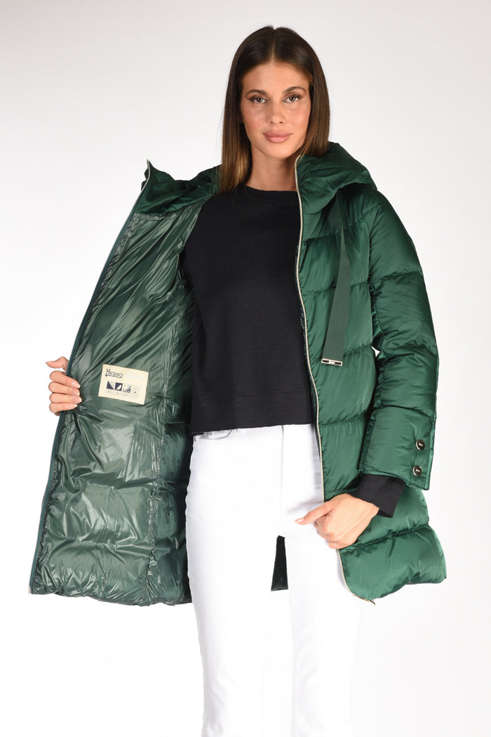 Herno Piumino A-shape Verde Donna - 6