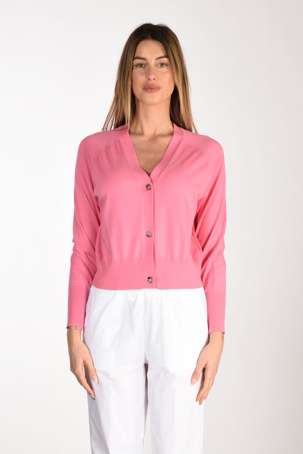 Alludes Women's Pink Cardigan-2