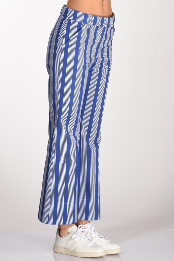 True Royal Pantalone Riviera Blu/bianco Donna - 5