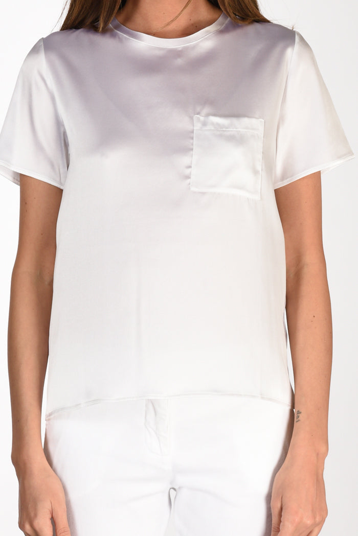 Shirt C Zero Tshirt Seta Bianco Donna - 3