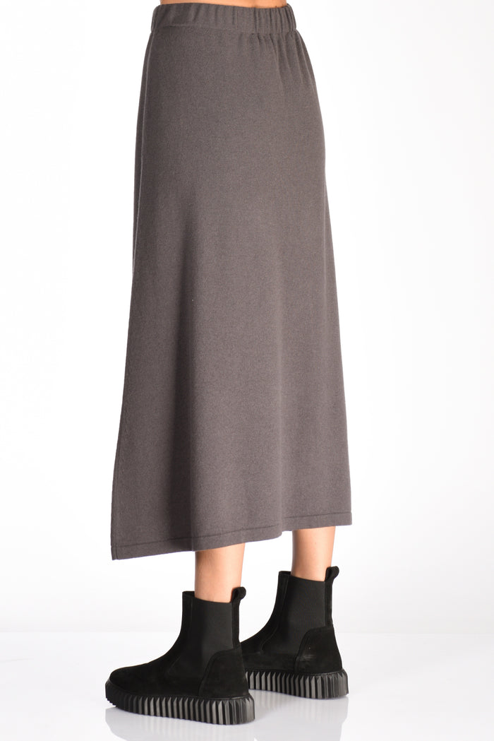 Fabiana Filippi Gonna Di Maglia Grigio Scuro Donna - 6