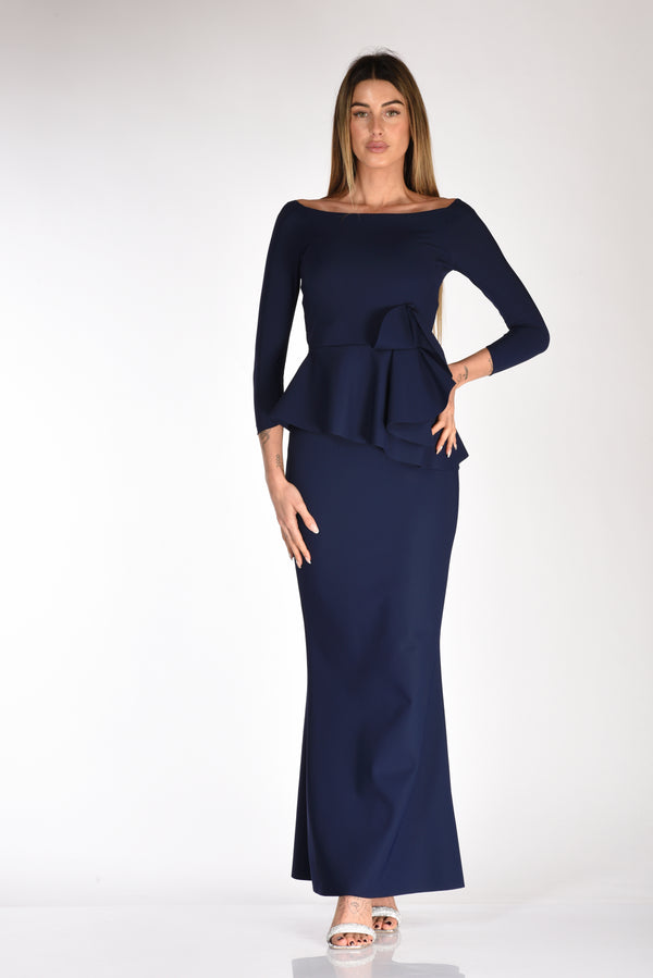 Chiara Boni La Petite Robe Long Blue Dress Woman