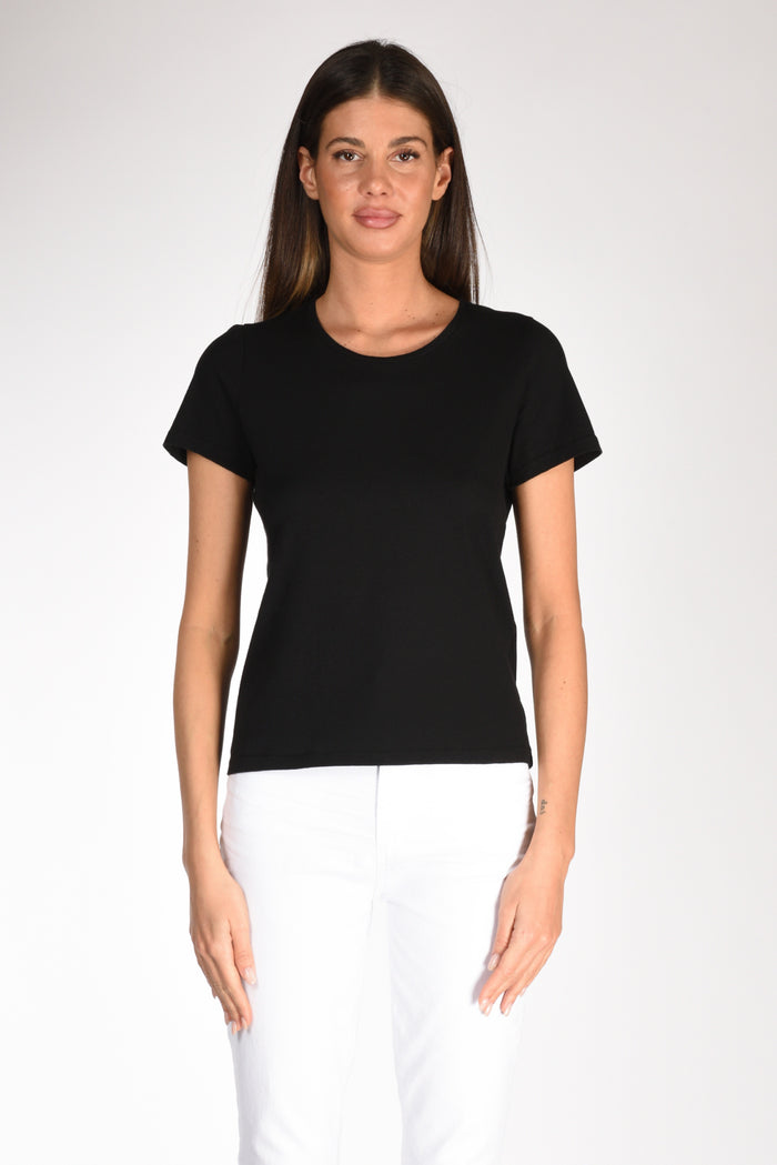 Majestic Filatures Paris Tshirt M. Corta Nero Donna - 2