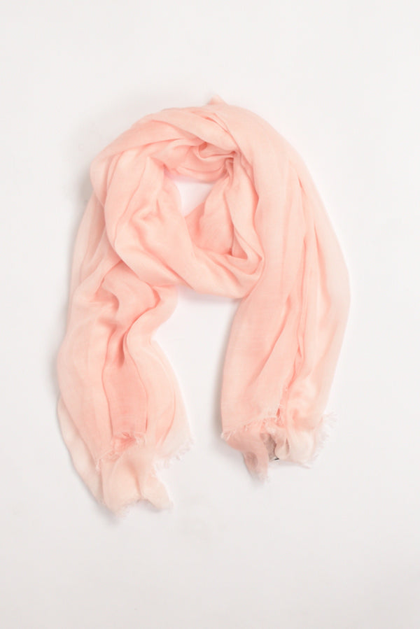 Faliero Sarti Antique Pink Fringed Scarf for Women-2