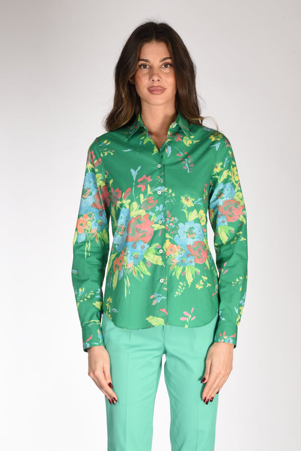 Aspesi Camicia Colletto Verde/multicolor Donna-2