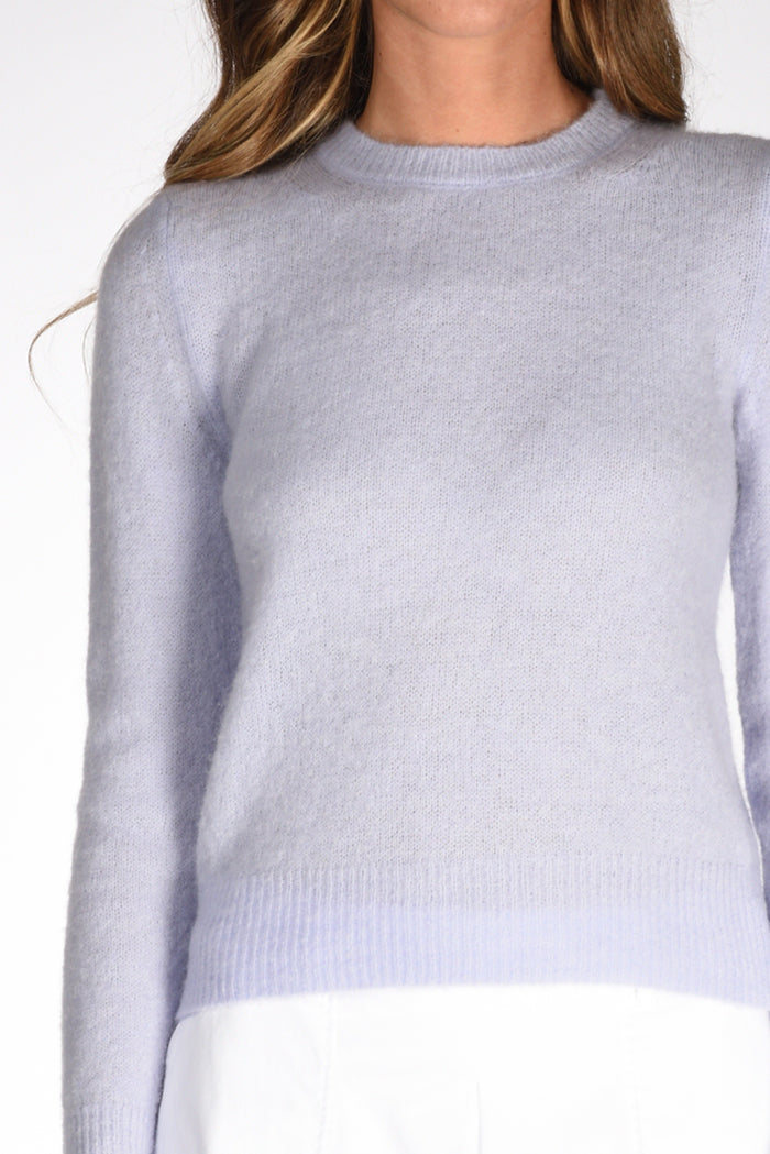 Anne Claire Maglia Girocollo Viola Chiaro Donna - 3
