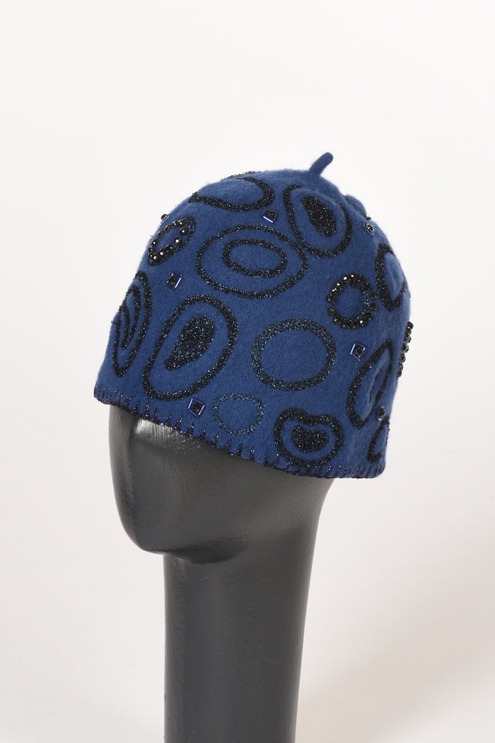 Le Chapeau Cappello Decorato Bluette Donna - 1