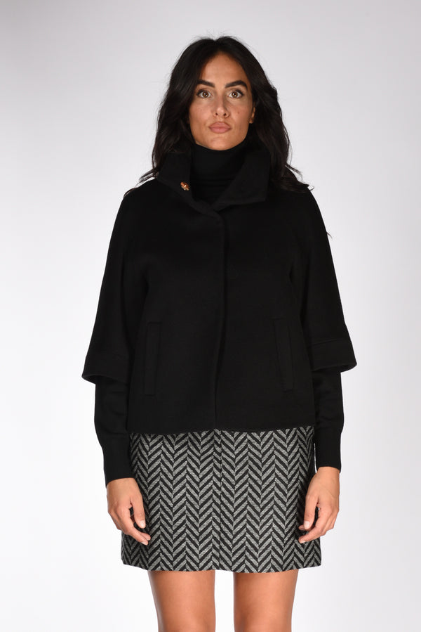 Five Special Project Giacca Collo Alto Nero Donna-2