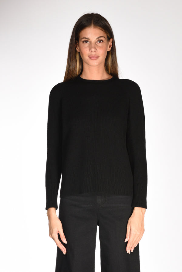 Anne Claire Maglia Girocollo Nero Donna-2