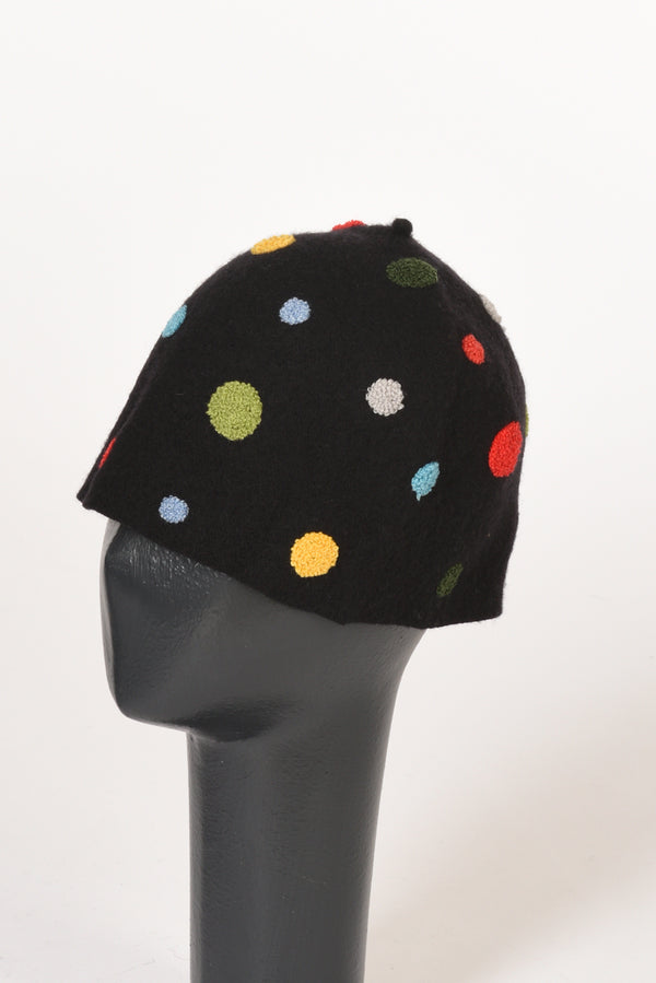 Le Chapeau Cappello Decorato Nero/multicolor Donna