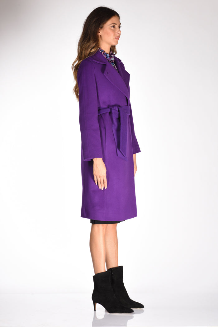 Five Special Project Cappotto Vestaglia Viola Donna - 3