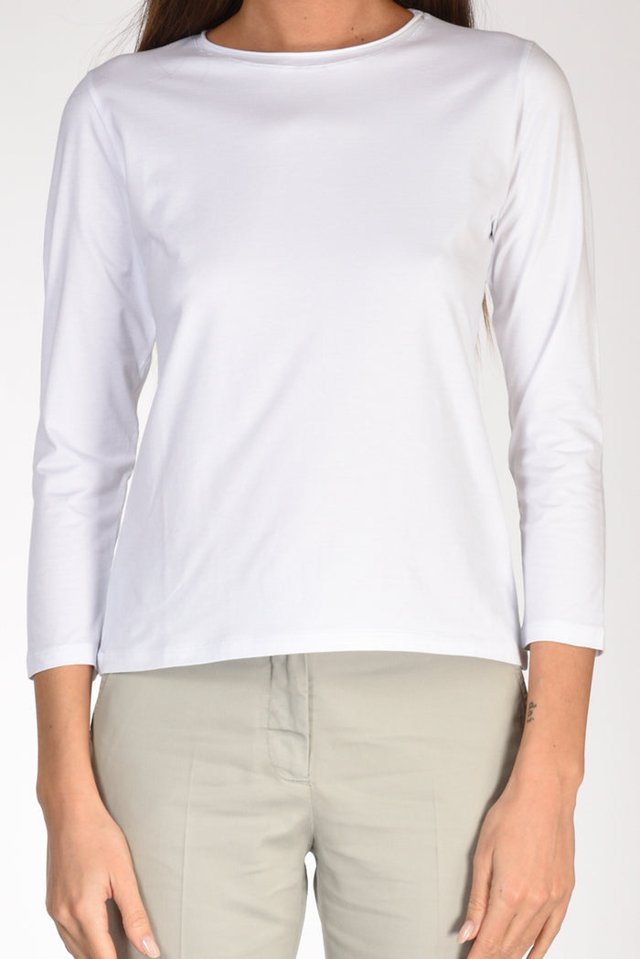 Shirt C Zero Tshirt Girocollo Bianco Donna - 3