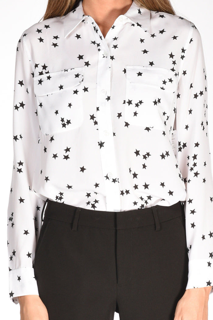 Equipment Camicia Bianco/nero Donna - 3