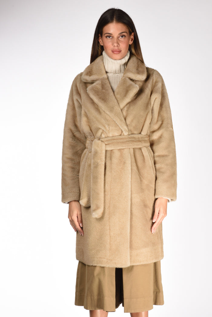 Sword Ecopelliccia Beige Donna - 2