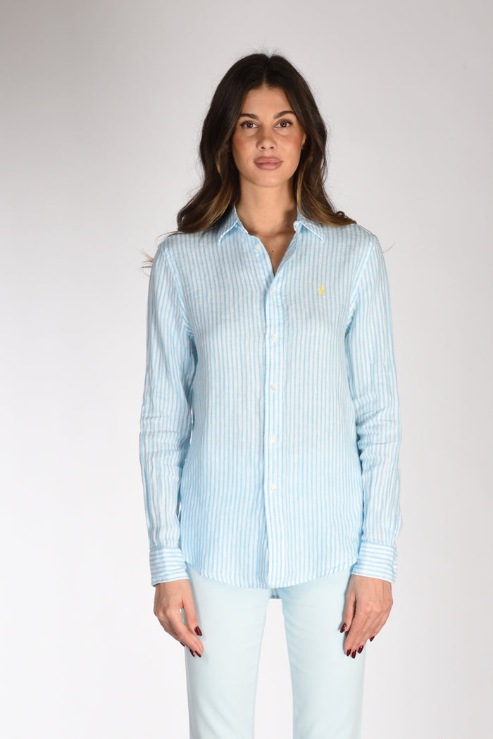 Polo Ralph Lauren Camicia Azzurro/bianco Donna - 2