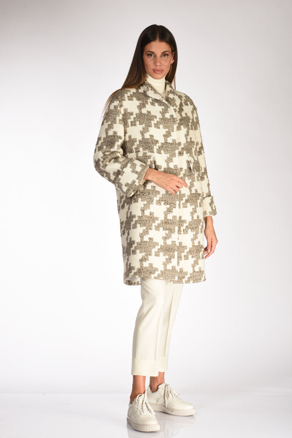 Mouche Cappotto Beige Chiaro/beige Donna