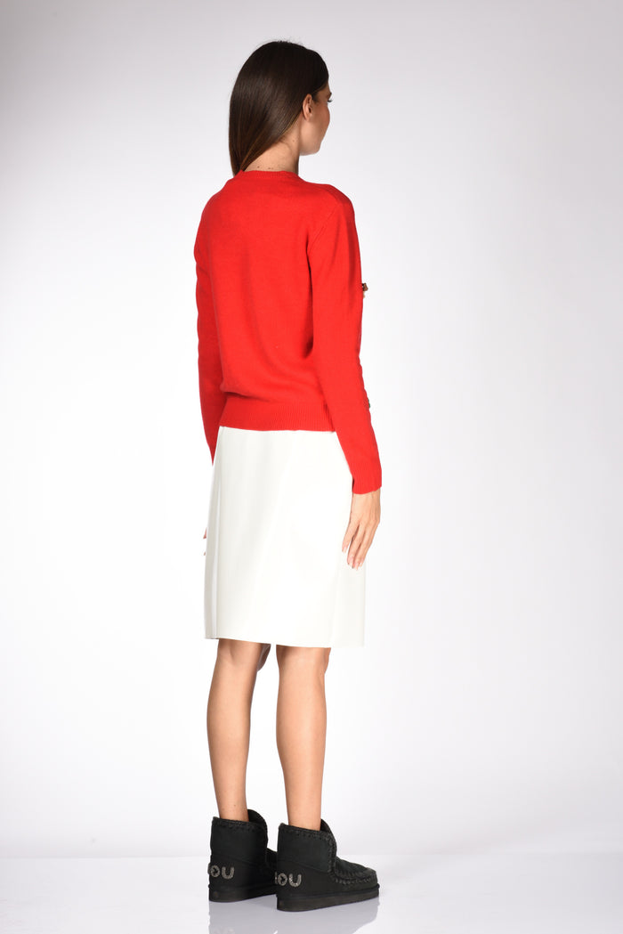 Mc2 Saint Barth Maglia Merry Rosso Donna - 5