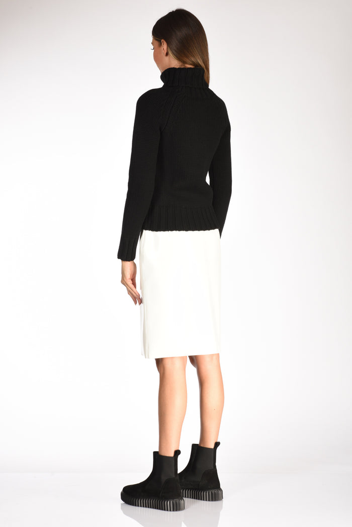 Aspesi Maglia Collo Alto Nero Donna - 5