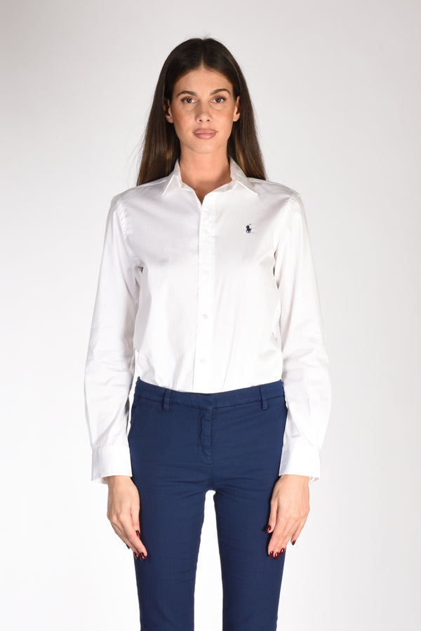 Polo Ralph Lauren Camicia Colletto Bianco Donna-2