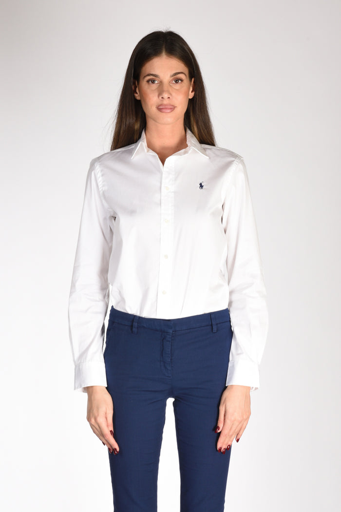 Polo Ralph Lauren Camicia Colletto Bianco Donna - 2