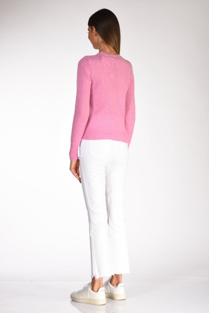 Anne Claire Maglia Girocollo Rosa Scuro Donna - 5