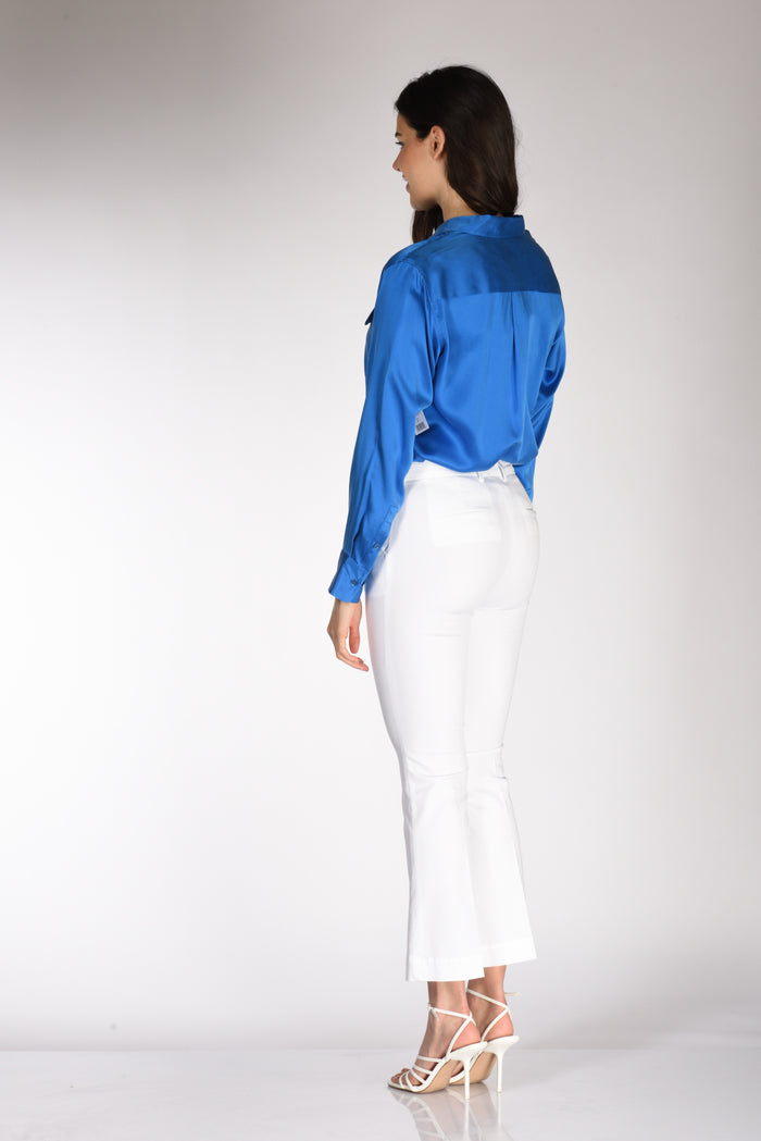 Equipment Femme Camicia Tasche Blu Donna - 5