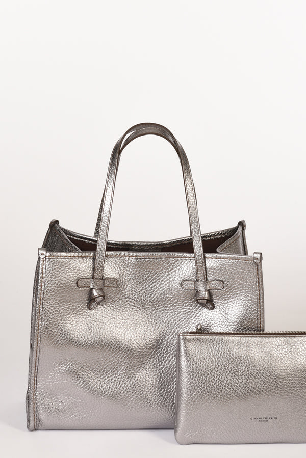 Gianni Chiarini Marcella In Pelle Argento Scuro Donna
