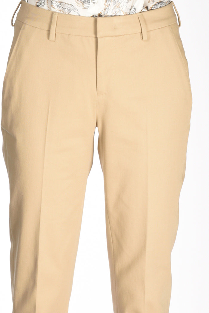 Pt Torino Pantalone Gabard. Beige Chiaro Donna - 4