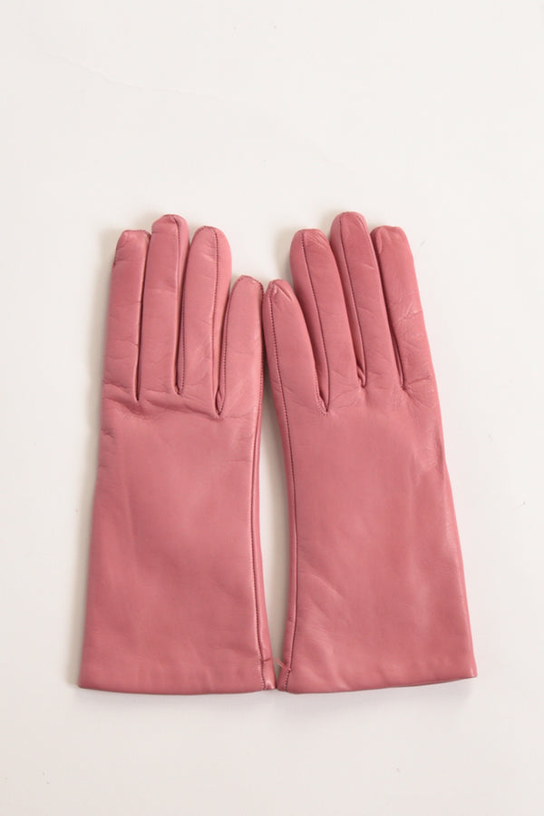 Alpo Guanti In Nappa Rosa Donna