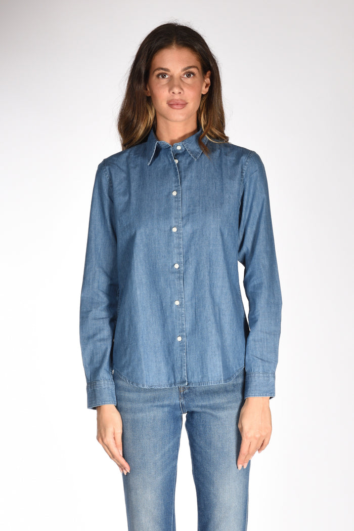 Aspesi Camicia Denim Blu Jeans Donna - 2