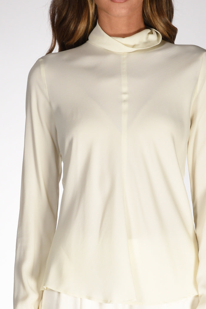 Forte Forte Camicia V Bianco Naturale Donna - 3