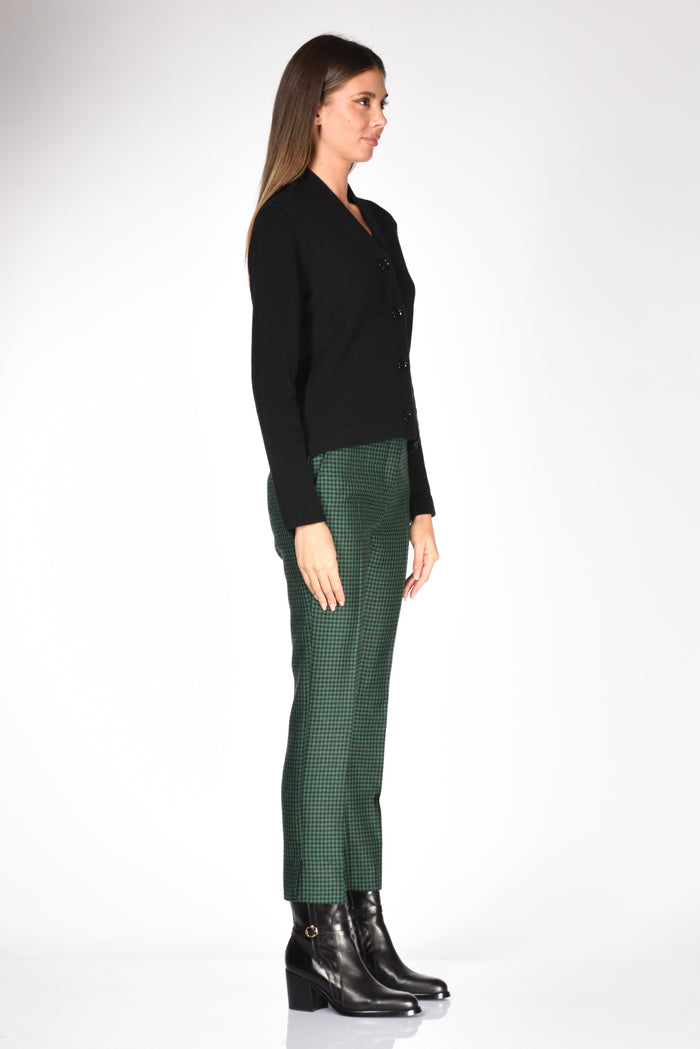 Allude Maglia Cardigan Nero Donna - 4
