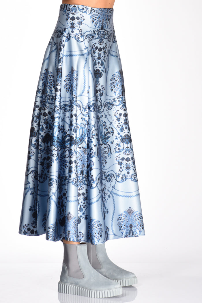 Lavi Couture Gonna Livorno Azzurro Donna - 5